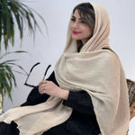 تصویر  شال پلیسه نوار لمه