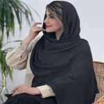 تصویر  شال پلیسه نوار لمه