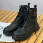 تصویر  نیم بوت سگک دار بغل کش