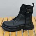 تصویر  نیم بوت سگک دار بغل کش