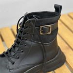 تصویر  نیم بوت سگک دار بغل کش