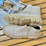 تصویر  نیم بوت بغل کش کرم