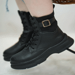 تصویر  نیم بوت سگک دار بغل کش