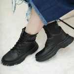 تصویر  نیم بوت سگک دار بغل کش