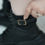 تصویر  نیم بوت سگک دار بغل کش