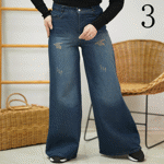 تصویر  شلوار شافل جین