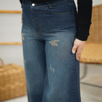 تصویر  شلوار شافل جین