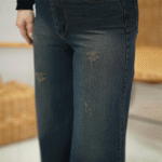 تصویر  شلوار شافل جین