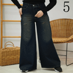 تصویر  شلوار شافل جین