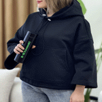 تصویر  هودی باکسی کلاه دار