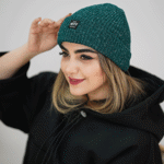 تصویر  کلاه بافت آرم دار