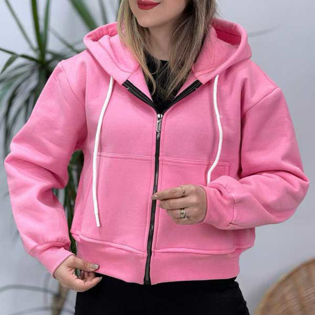 تصویر  سویشرت دورس کلاه دار