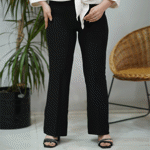 تصویر  شلوار مازراتی دمپا مشکی