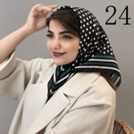 تصویر  مینی اسکارف طرح دار جدید