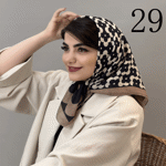 تصویر  مینی اسکارف طرح دار جدید