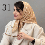 تصویر  مینی اسکارف طرح دار جدید