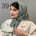 تصویر  مینی اسکارف طرح دار جدید