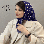 تصویر  مینی اسکارف طرح دار جدید