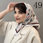 تصویر  مینی اسکارف طرح دار جدید