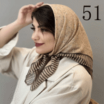 تصویر  مینی اسکارف طرح دار جدید