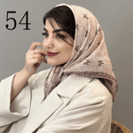 تصویر  مینی اسکارف طرح دار جدید
