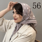 تصویر  مینی اسکارف طرح دار جدید