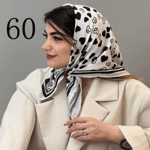 تصویر  مینی اسکارف طرح دار جدید