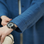 تصویر  مانتو شانتون آستین پاکتی