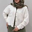 تصویر  شومیز حصیری پایین ریش 2جیب