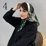 تصویر  مینی اسکارف نخی