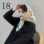تصویر  مینی اسکارف نخی