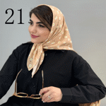 تصویر  مینی اسکارف نخی