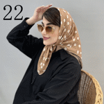 تصویر  مینی اسکارف نخی