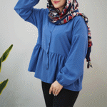 تصویر  شومیز مانتویی عروسکی