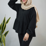 تصویر  شومیز مانتویی عروسکی