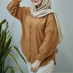 تصویر  شومیز مانتویی جلو دکمه تک جیب