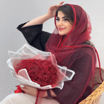 تصویر  شال توری ساده