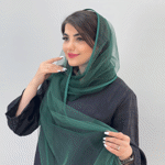 تصویر  شال توری ساده