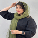 تصویر  شال توری ساده