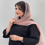 تصویر  شال توری ساده