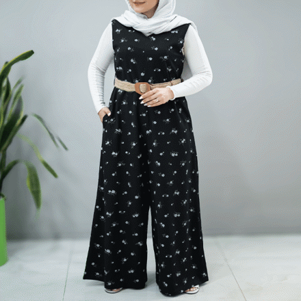 تصویر  اورال دامنی گل گچی