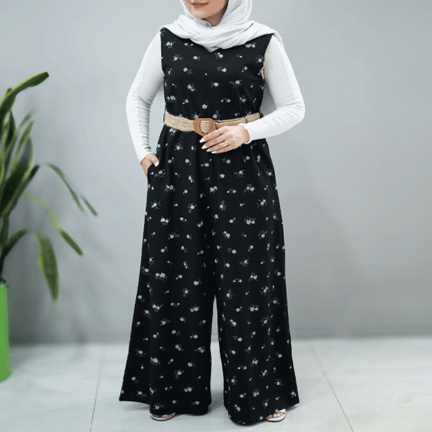 تصویر  اورال دامنی گل گچی