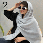تصویر  شال رنگی سوپر نخ