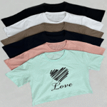 تصویر  کراپ نخ پنبه LOVE