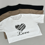 تصویر  کراپ نخ پنبه LOVE