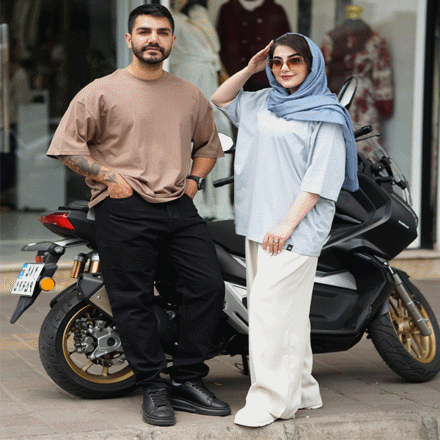 تصویر  تیشرت لانگ اسپرت ساده