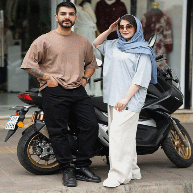 تصویر  تیشرت لانگ اسپرت ساده