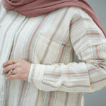 تصویر  شومیز کنفی راه راه