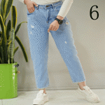 تصویر  شلوار مام جین دورین جدید