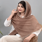 تصویر  شال پلیسه دور دانتل